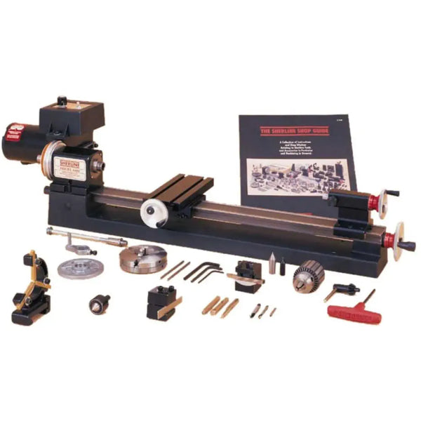 Sherline 4400 Tabletop 3.5" x 17" Manual Lathe Complete Package (metric)