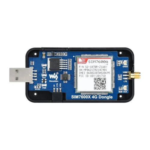 SIM7600A-H 4G DONGLE, GNSS Positioning for North America (AT&T)