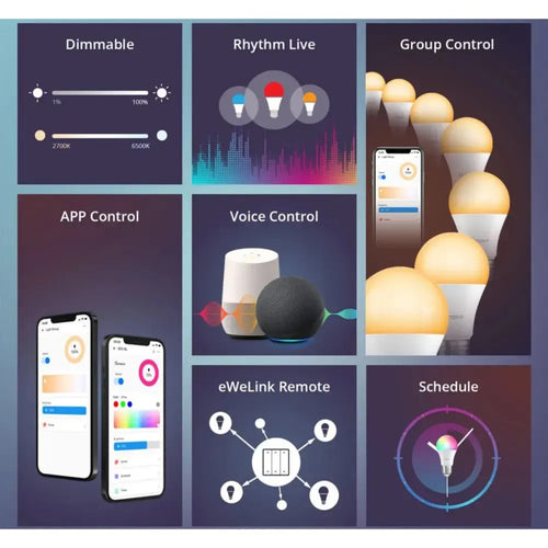 SONOFF B05-BL-A60 Wi-Fi Smart LED Bulb