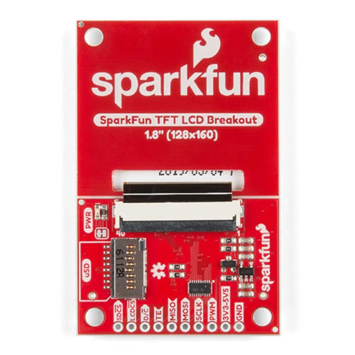 SparkFun 1.8" (128x160) TFT LCD Breakout Board