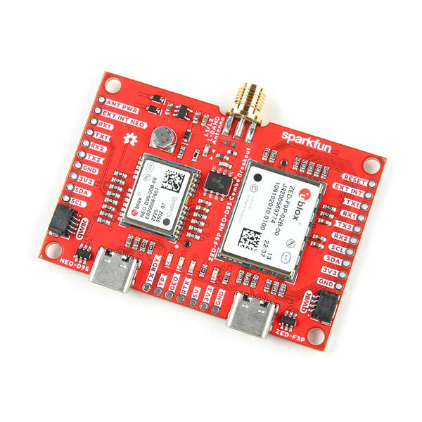 SparkFun GNSS Combo Breakout - ZED-F9P, NEO-D9S (Qwiic)