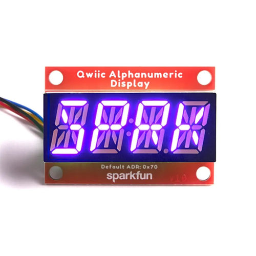 SparkFun Qwiic Alphanumeric Display - Purple