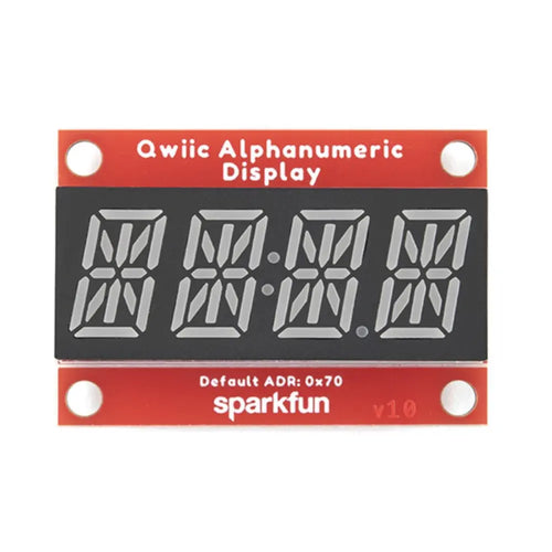 SparkFun Qwiic Alphanumeric Display - Red