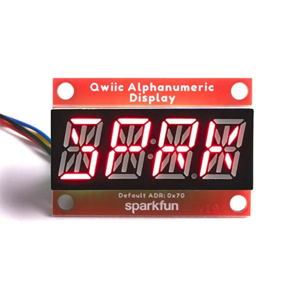 SparkFun Qwiic Alphanumeric Display - Red