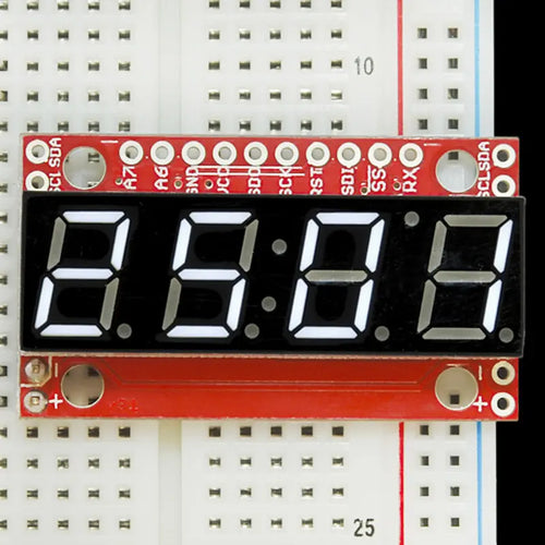 SparkFun 7-Segment Serial Display - White