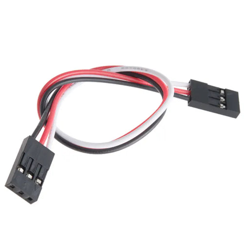 Sparkfun Jumper Wire - 0.1in., 3-Pin, 6in. (Black, Red, White)