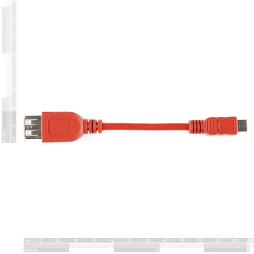 Sparkfun USB OTG Cable - Female A to Micro-A - 4In.