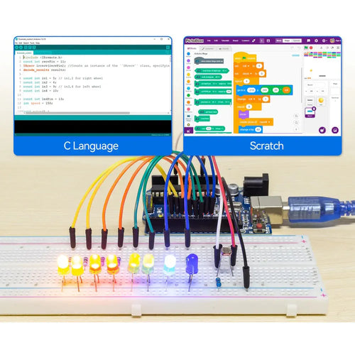 SunFounder 3-in-1 Starter Kit for Arduino Uno (Intermediate Level)