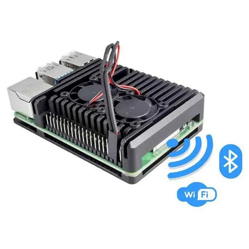 Sunfounder Aluminum Case w/ Dual Fan for Raspberry Pi 4B