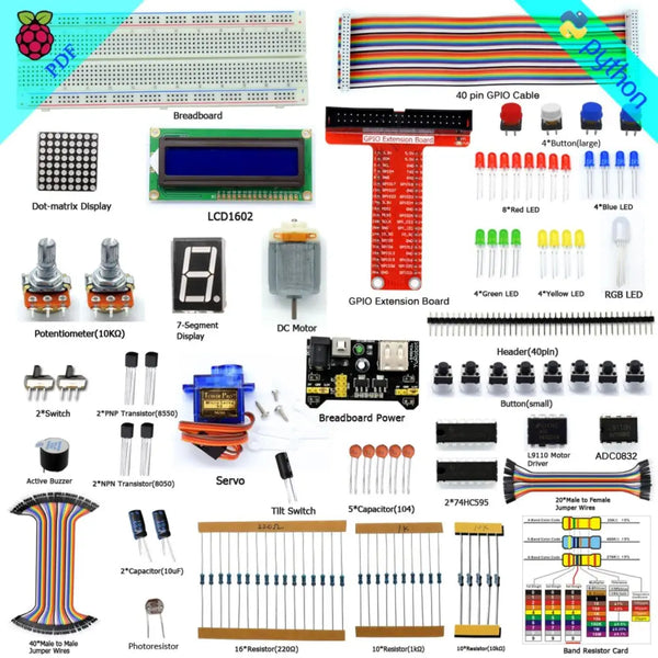 Adeept Super Starter Kit for Raspberry Pi