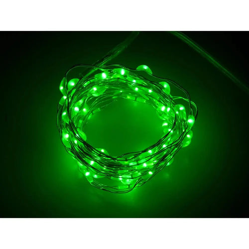 Superflex 3m 90 Green LED Strand with 3xAA Battery Box