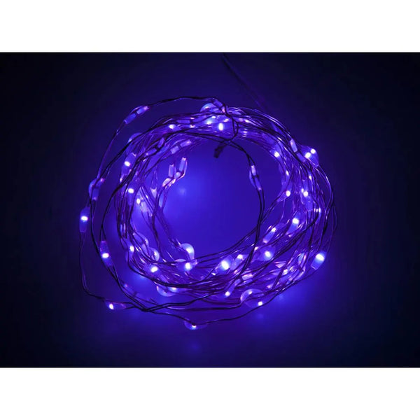 Superflex 3m 90 Purple LED Strand with 3xAA Battery Box