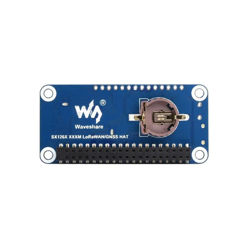 Waveshare SX1262 LoRaWAN Node Expansion Board for RPi, GNSS, CB Antenna, 433/470M