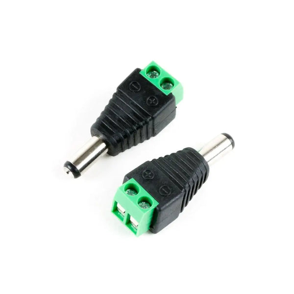 Terminal to 2.1mm Barrel Jack (2pk)