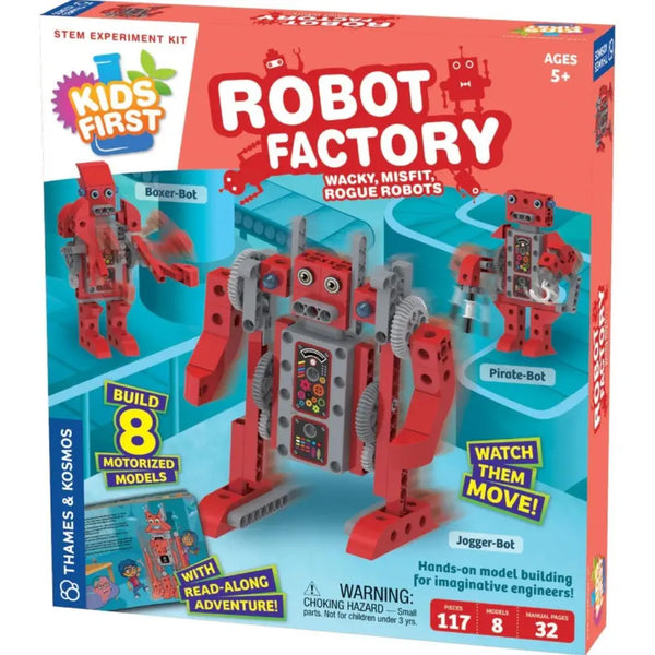 Thames & Kosmos Kids First Robot Factory: Wacky Misfit Rogue Robots