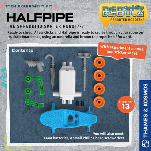 Thames & Kosmos ReBotz Halfpipe: The Shredding Skater Robot