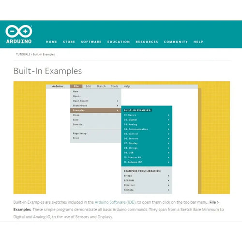 The Ultimate Built-In Examples Kit for Arduino