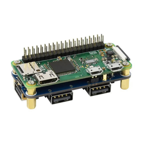 USB HUB HAT (B) for Raspberry Pi Series, 4x USB 2.0 Ports