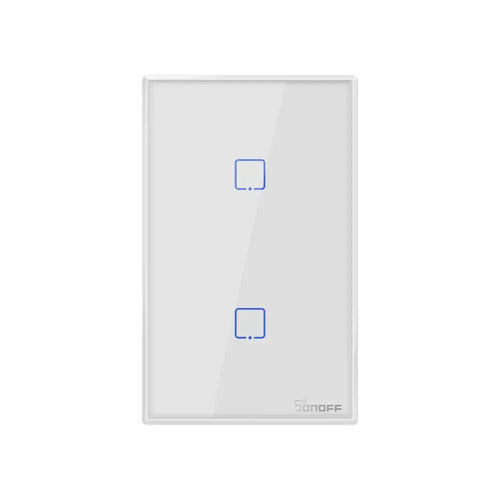 SONOFF TX Series WiFi Wall Switch (T0, US, 2 Gang, White)