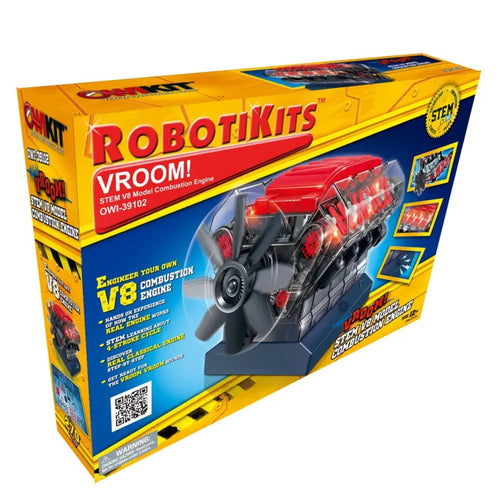 Vroom! STEM V8 Combustion Engine Model