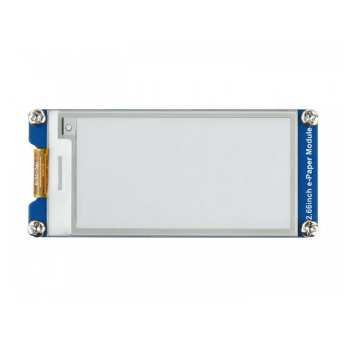 Waveshare 2.66-Inch 296x152 E-Paper E-Ink Display Module (Black/White)