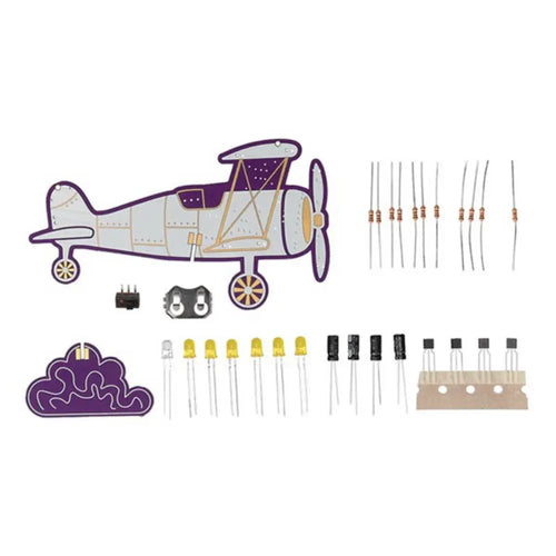 Whadda Retro Biplane Educational Soldering Kit (WSL225)