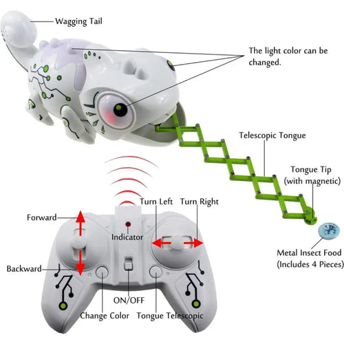 Xtrem Bots Funny Chameleon Remote Controlled Robot