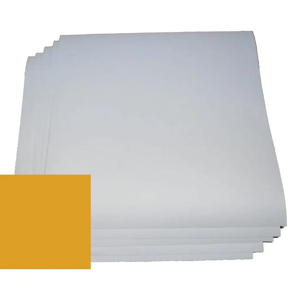 Yellow Permanent Adhesive Vinyl Sheet 12" x 24" (5pk)